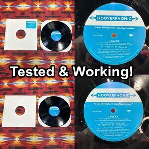 HOOVERPHONIC 2wicky 12" Vinyl 33 RPM RECORD DRUM N BASS JUNGLE